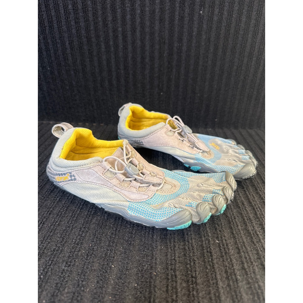 Vibram FiveFingers KSO EVO Womens 40 8.5 - 9 Gray Blue Barefoot Running Shoes